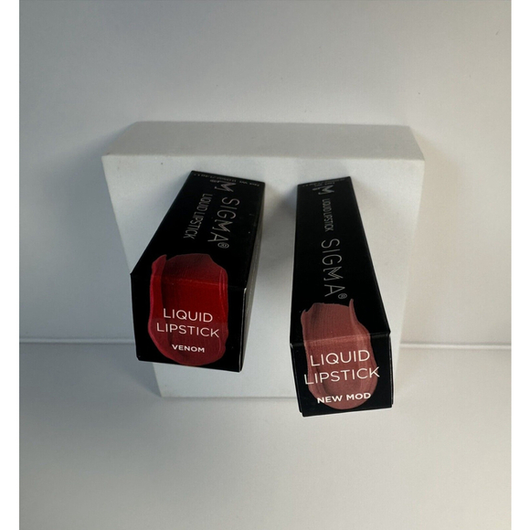 Sigma Liquid Lipstick~ NEW MOD | F/S 0.2 oz + Travel 0.05oz ~ VENOM | NIB x2 - Picture 2 of 2